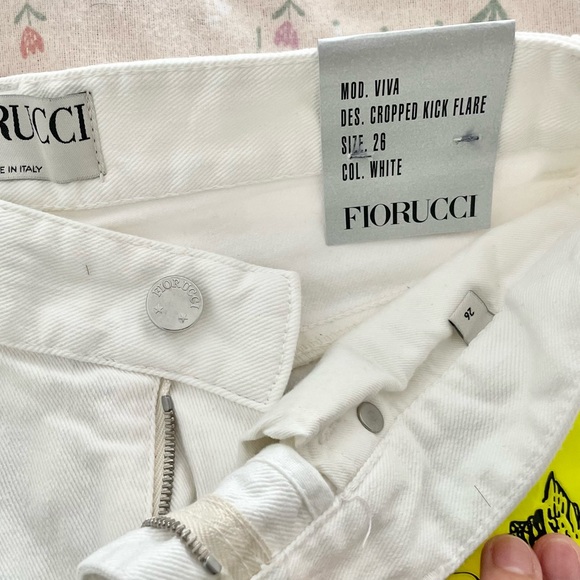 Fiorucci white jeans (new!) size 26 - Picture 8 of 8